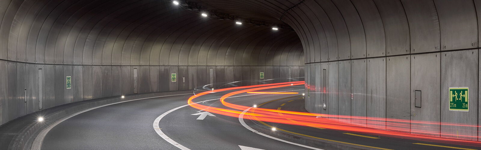 LED lighting solutions for tunnels